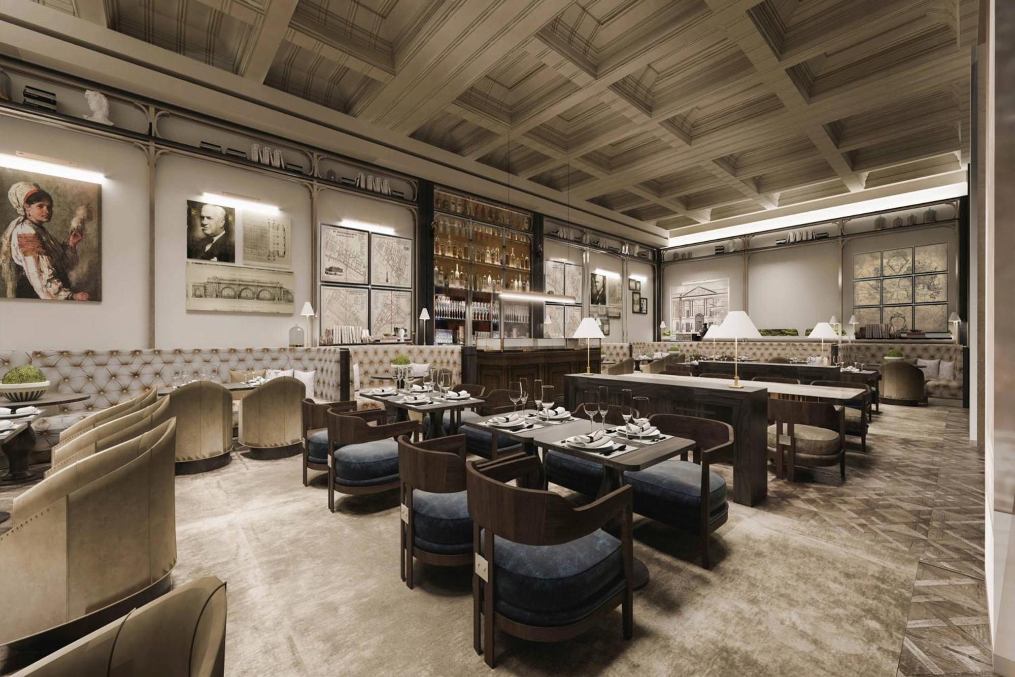 The Marmorosch Bucharest, Autograph Collection 호텔 외부 사진 The interior of the restaurant