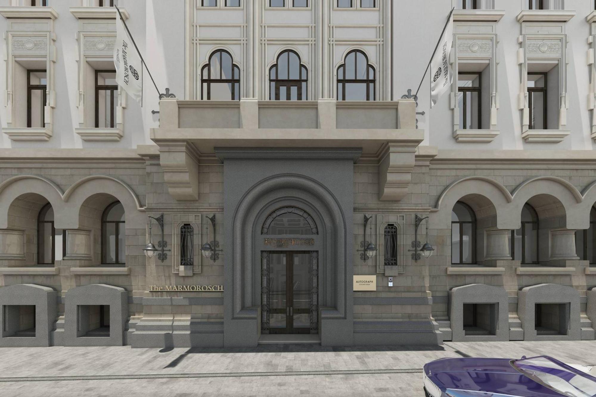 The Marmorosch Bucharest, Autograph Collection 호텔 외부 사진 The entrance of the museum