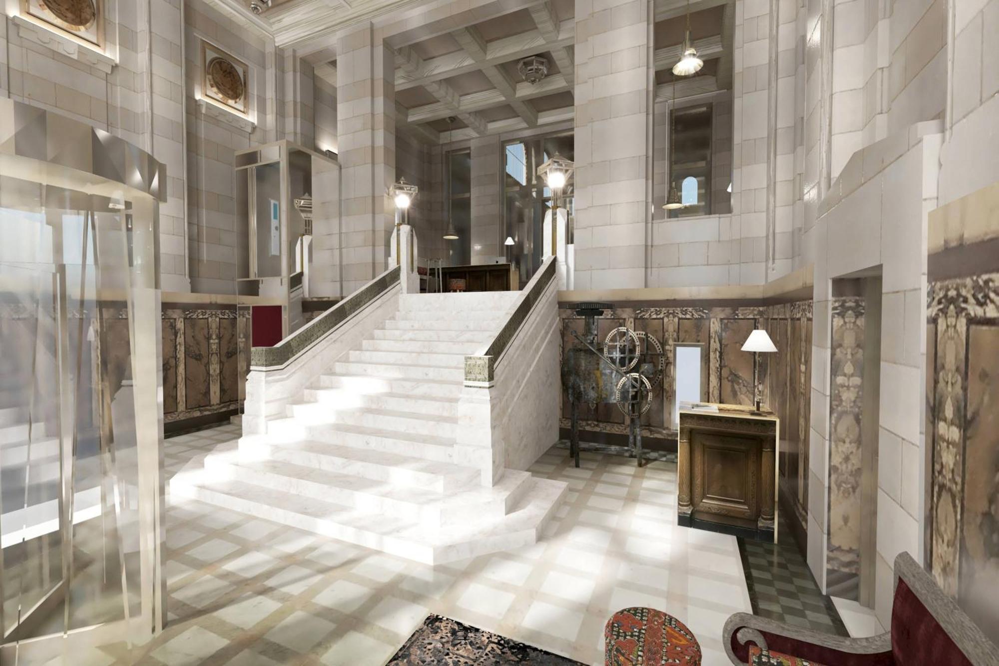 The Marmorosch Bucharest, Autograph Collection 호텔 외부 사진 The lobby of the hotel