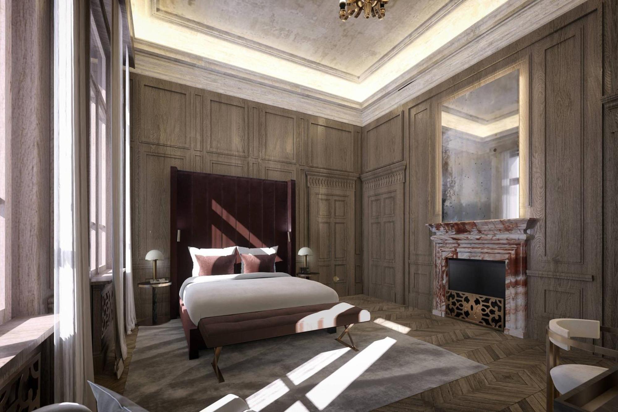 The Marmorosch Bucharest, Autograph Collection 호텔 외부 사진 The bedroom of the 1906 suite