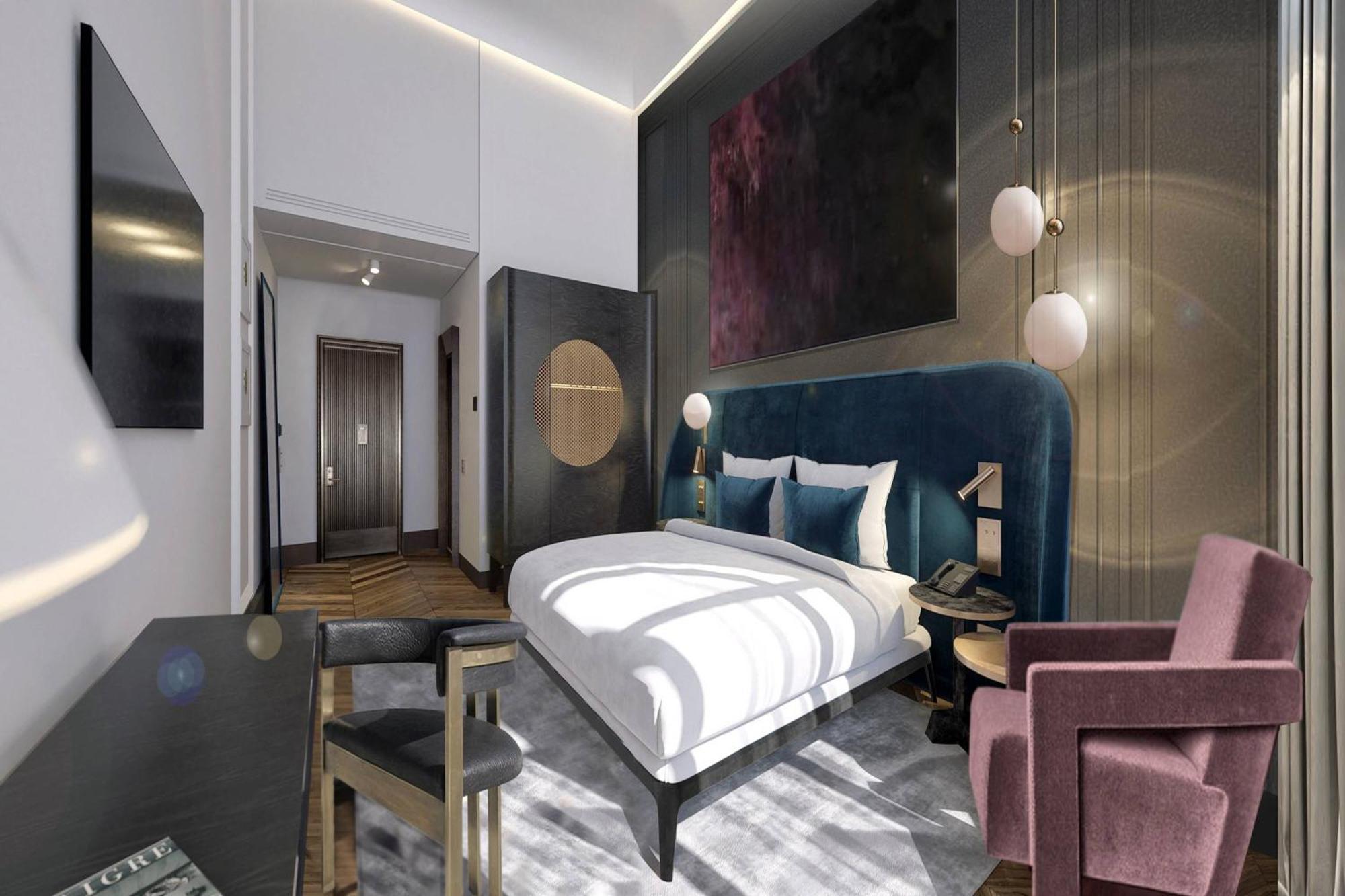 The Marmorosch Bucharest, Autograph Collection 호텔 외부 사진 A room at the hotel